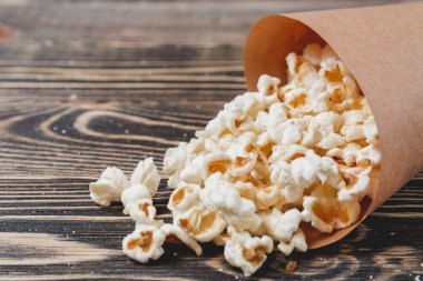 Ev yapımı Mısır Popcorn çanta içinde