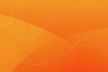 Modern dalga eğrisi soyut sunum arkaplanı. Soyut dekorasyon, Vektör çizimi. Sarı arkaplan