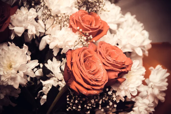 Bridal bouquet of beautiful Roses for a wedding