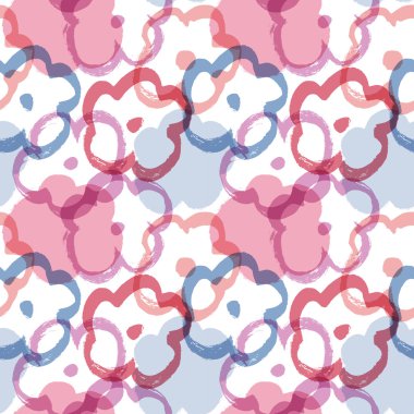 Soluk çiçek dikişsiz desen