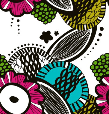 Yaz dekoratif doğal desen