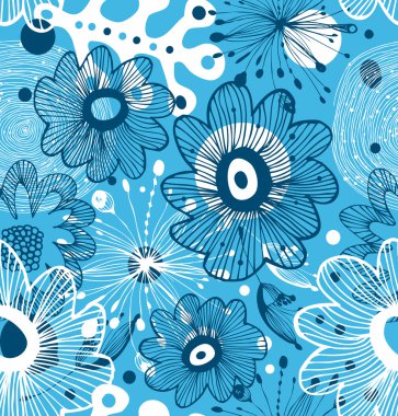 mavi çiçek arka plan