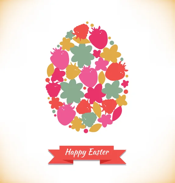 Easter egg decoration — Stock Vector