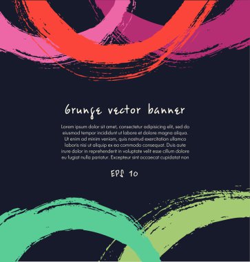 Çemberli renkli arkaplan