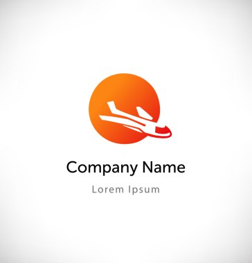 Gün batımı logo düzlemde