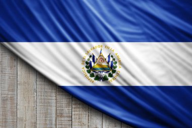 İpek El Salvador bayrağı, dijital arkaplan