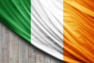 İrlanda ipek bayrağı, dijital arkaplan