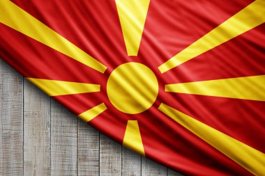 Makedonya ipek bayrağı, dijital arkaplan