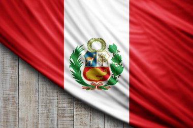 İpek Peru bayrağı, dijital arkaplan