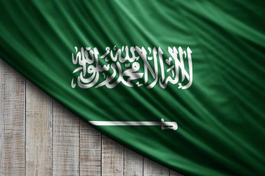 İpek Suudi Arabistan bayrağı, dijital arkaplan