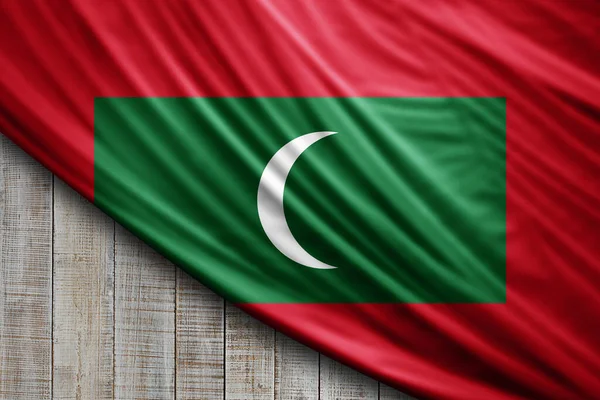 Σημαία Από Μετάξι Μαλδίβες Ψηφιακό Υπόβαθρο — Φωτογραφία Αρχείου
