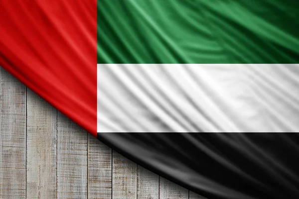 Vereinigte Arabische Emirate Flagge Aus Seide Digitaler Hintergrund — Stockfoto
