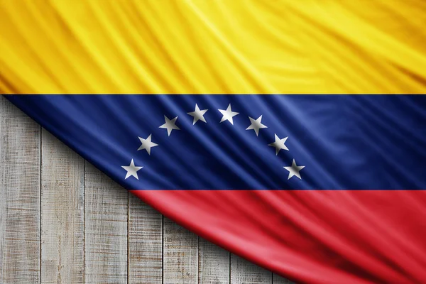 Flaga Wenezueli Jedwabiu Tło Cyfrowe — Zdjęcie stockowe