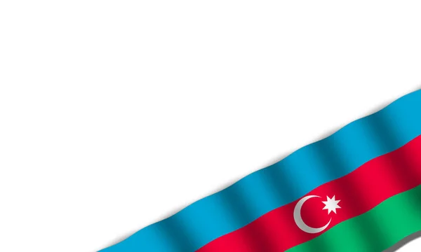 Azerbaigian Bandiera Seta Sfondo Digitale — Foto Stock