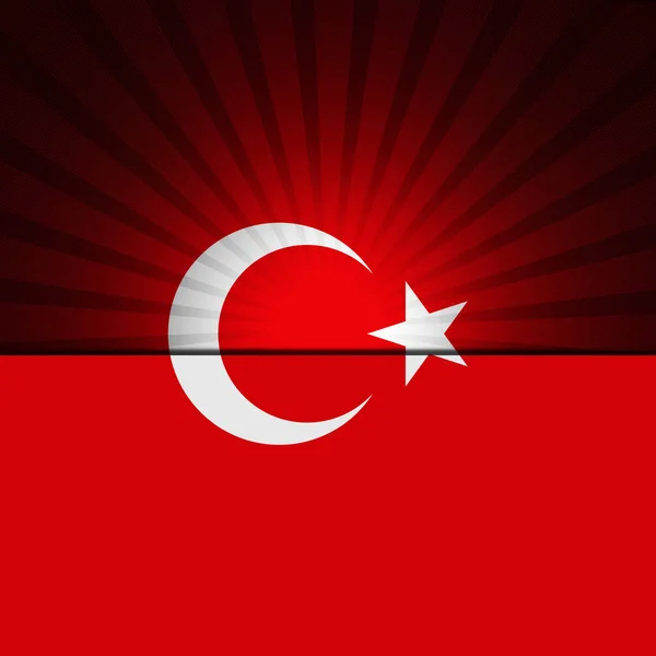 Türkei Flagge Mit Abstrakter Textur Digitaler Hintergrund — Stockfoto