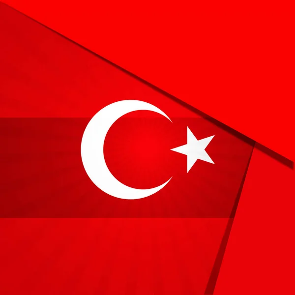 Bandera Turquía Con Textura Abstracta Fondo Digital —  Fotos de Stock