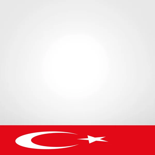 Turkey Flag Copyspace Your Text Images White Background — Stock Photo, Image