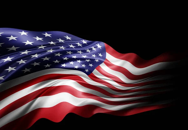 American Flag Colorful Illustration — Stock Photo, Image