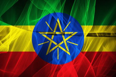 Etiyopya ipek bayrağı, dijital illüstrasyon