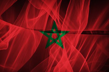 İpek Fas bayrağı, dijital resimleme