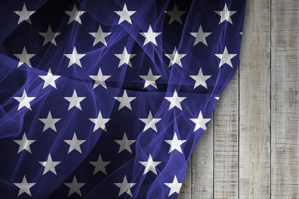 Amerikanische Flagge Aus Seide Digitale Illustration — Stockfoto