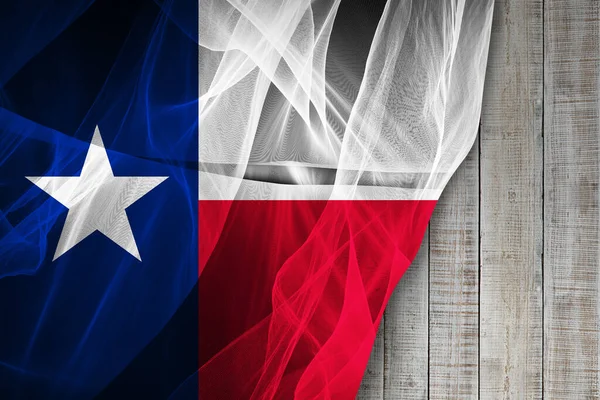 Texas Flag Silk Digital Illustration — Stock Photo, Image