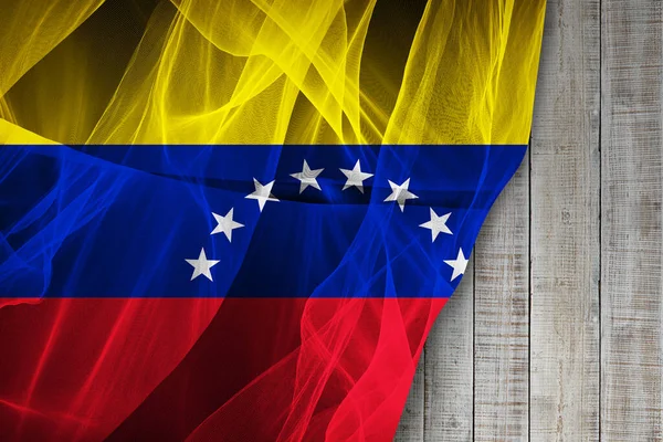 Flaga Wenezueli Jedwabiu Ilustracja Cyfrowa — Zdjęcie stockowe