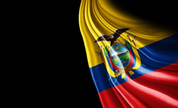 Ecuador Bandiera Seta Illustrazione — Foto Stock