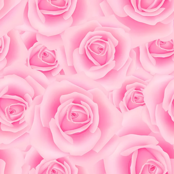 Patrón sin costuras con rosas — Vector de stock