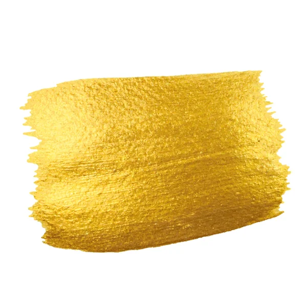 Altın doku. Fırça konturu vektör tasarım öğesi.