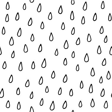 Yağmur desen - Dikişsiz desen