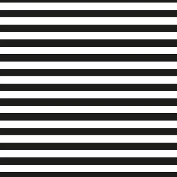 Schwarze und weiße Streifen - nahtloses Muster — Stockvektor