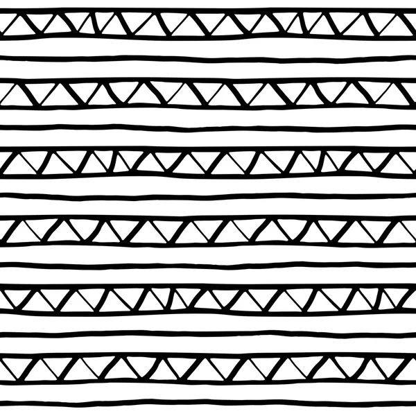 Triangle et motif de lignes — Image vectorielle