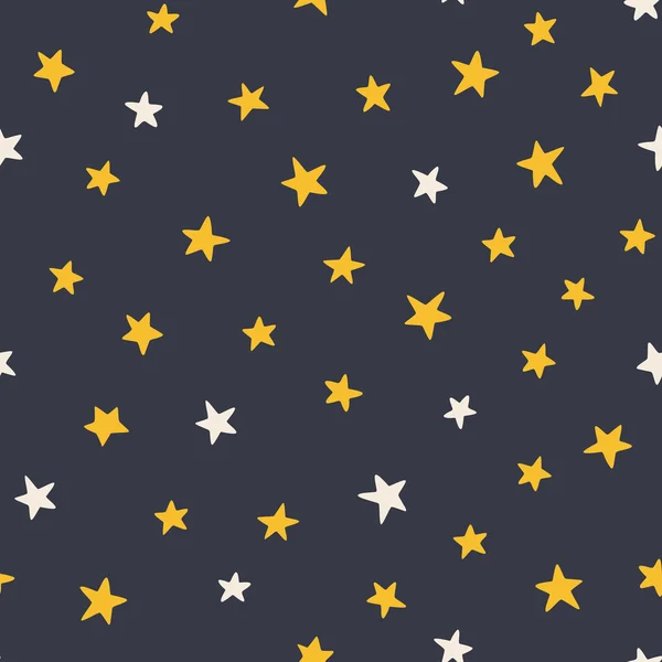 Motif étoiles mignon — Image vectorielle