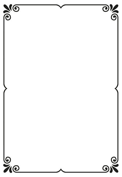 Simple vector frame