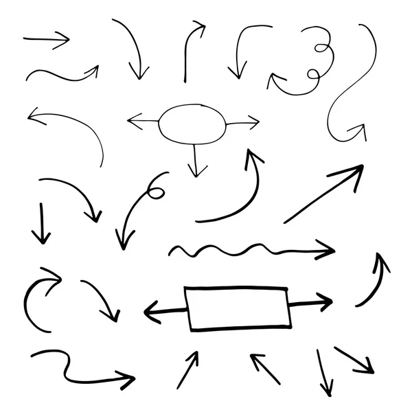 Setas do vetor — Vetor de Stock