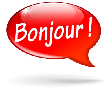 vektör Merhaba simgesini konuşma balonu