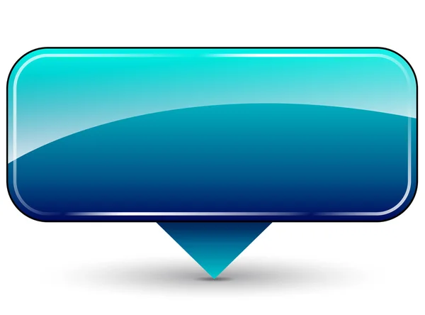 Icône vectorielle bleue — Image vectorielle