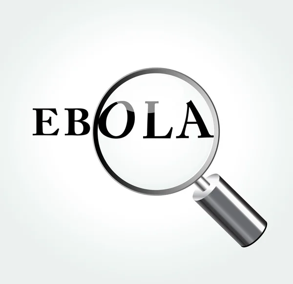 Vector ebola virus concept illustration — Stock Vector