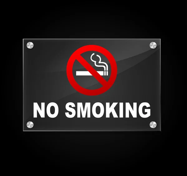 Vector no smoking sign — Stock Vector