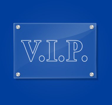 VIP üye vektör