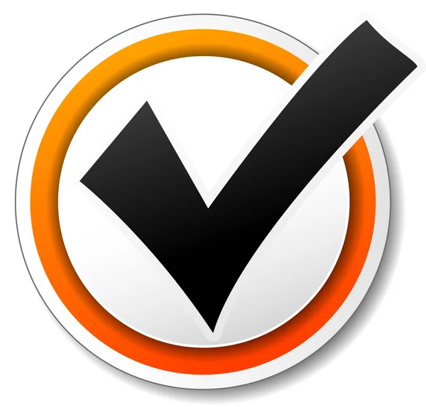 Vektor markera ikonen — Stock vektor
