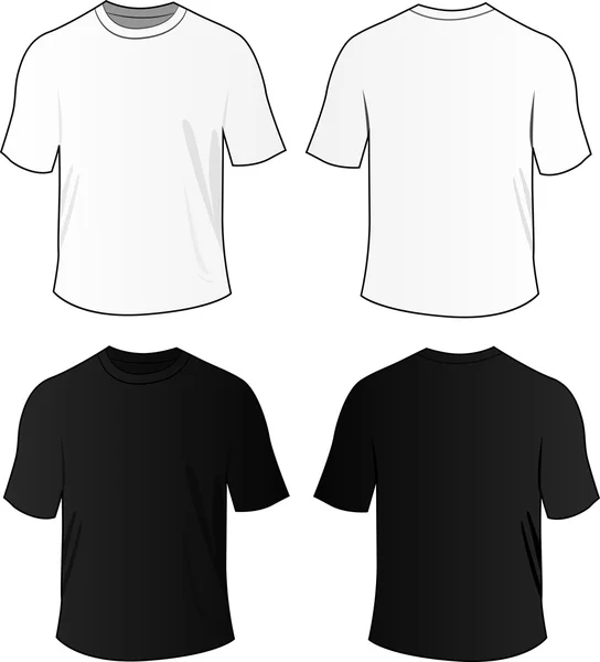 T-shirts vectoriels vierges — Image vectorielle