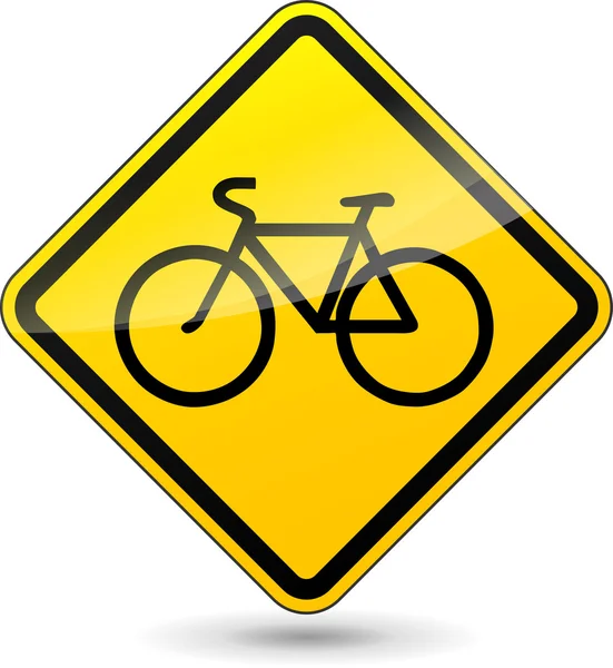 Vektor-Fahrradschild — Stockvektor