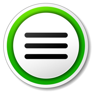 Web sitesi menü simgesi