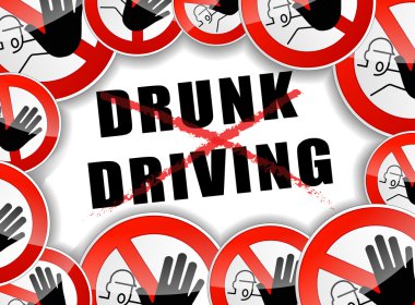 no drunk driving clipart