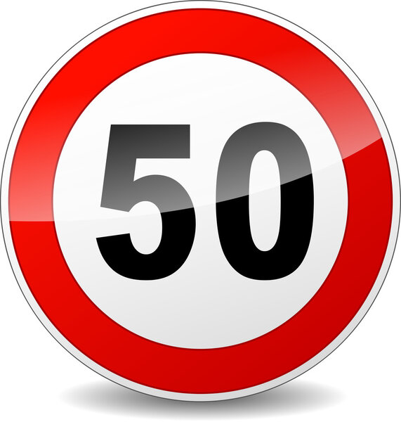 speed limit sign