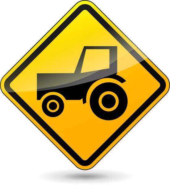 Traktör işareti — Stok Vektör