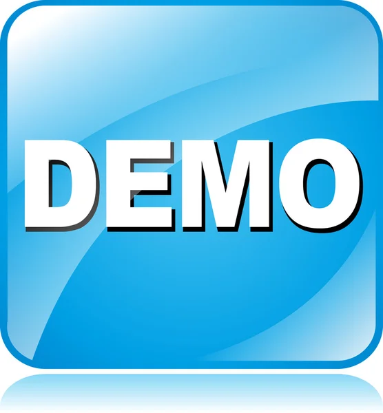 Demo-ikonen — Stock vektor