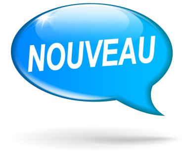 Yeni mavi konuşma balonu